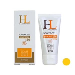 کرم ضد آفتاب اچ ال مدل SUN SYSTEM حجم 55 میلی لیتر