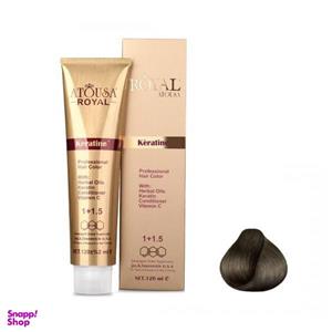 رنگ مو رویال آتوسا شماره 4.3 حجم 120 میلی لیتر رنگ قهوه ای زیتونی متوسط