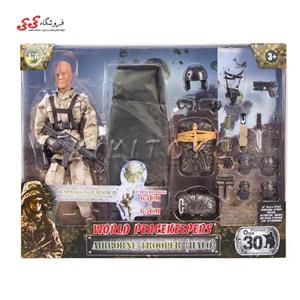 اکشن فیگور ام اند سی مدل Airborne Trooper 90609 M And C Airborne Trooper 90609 Action Figure