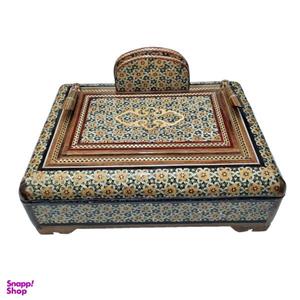 قلمدان خاتم کاری مدل رومیزی جعبه دار کد 67 