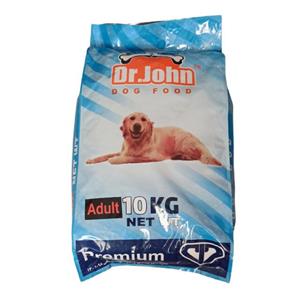 غذای خشک سگ دکتر جان مدل پرمیوم وزن 10 کیلوگرم 