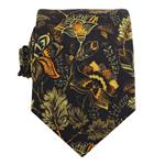 کراوات مردانه مدل گل و بوته کد 202