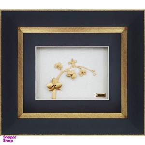 تابلو طلاکوب زرین هنر ایران مدل شاخه ارکیده کد 22