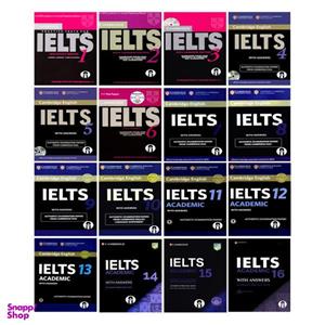 کتاب IELTS Academic Cambridge اثر جمعی از نویسندگان انتشارات الوندپویان جلد 1 تا 16