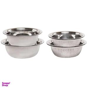 ست آبکش و لگن کد AL2636 مجموعه 4 عددی