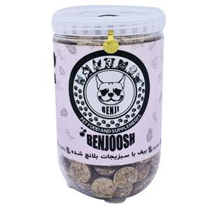 غذای خشک توله سگ بنجی مدل بنجوش گوشت کد BN-3 وزن 1000 گرم