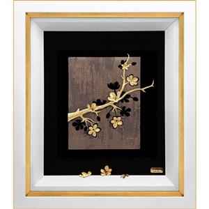 تابلو طلاکوب زرین هنر ایران مدل گلریزان