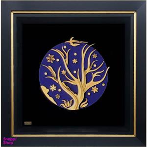 تابلو طلاکوب زرین هنر ایران مدل فصل زمستان کد 06