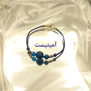 دستبند زنانه مدل آمیتیست کد 070