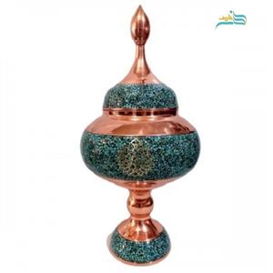 شکلات خوری فیروزه کوبی مدل ترنج کد 1011 