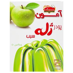 پودر ژله سیب امون مقدار 100 گرم Amoon Apple Jelly Powder 100gr 