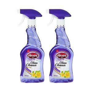 اسپری شیشه پاک کن هگزان مدل Purple حجم 500 میلی لیتر مجموعه 2 عددی