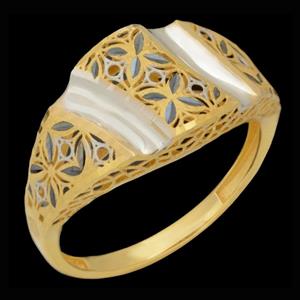 انگشتر طلا 18 عیار زنانه طلای مستجابی کد 670185 