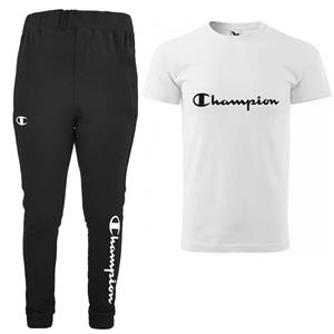 ست تی شرت و شلوار مردانه مدل 00416245 رنگ سفید