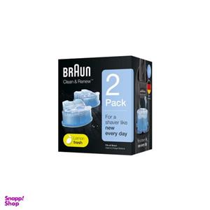 کارتریج شستشو و روان کننده تیغه ماشین اصلاح براون مدل CCR2-5331-ireland بسته 2 عددی
