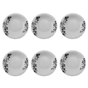 بشقاب خورش خوری پارس اپال مدل 777 درجه یک بسته 6 عددی