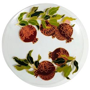 دیس ویترای مدل گرد طرح انار کد 380