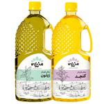 روغن سرخ کردنی زیتون فرابکر و روغن کنجد فرابکر مزرعه جنوبی - 500 میلی لیتر مجموعه 2 عددی