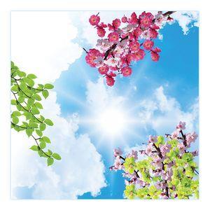 تایل سقفی آسمان مجازی مدل 1218 سایز 59.5x59.5 مجموعه 9 عددی