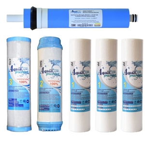 فیلتر دستگاه تصفیه آب آکوا پیورست مدل FDA-NEW 05 مجموعه 6 عددی