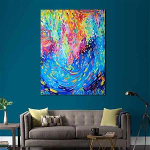 تابلو بوم طرح آبستره کد ART-2833