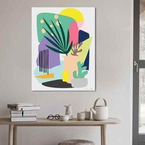 تابلو بوم طرح انتزاعی مدرن کد ART-2838