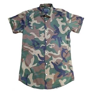 پیراهن آستین کوتاه مردانه مدل هاوایی چیریکی