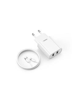 شارژ دیواری ریمکس مدل RP-U35 به همراه کابل تبدیل USB-C