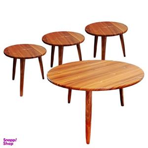 میز جلومبلی مدل میز پذیرایی مدل ارغوان کد 600 مجموعه 4 عددی