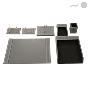ست لوازم اداری رومیزی مدل V702 مجموعه 7 عددی