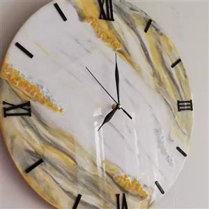 ساعت دیواری مدل رزین اپوکسی