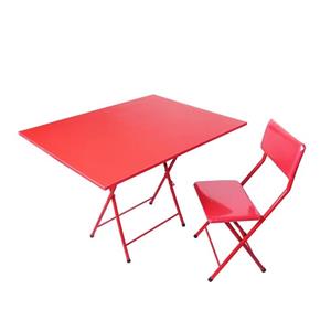 ست میز تحریر و صندلی میزیمو مدل تاشو کد 604