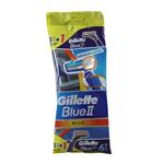 خودتراش ژیلت سری 5+1 BLUE2 PLUS بسته 6 عددی