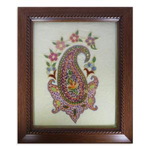 تابلو پته دوزی طرح بته جقه مدل اشرافی 