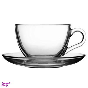 ست فنجان و نعلبکی 12پارچه پاشاباغچه مدل BASIC