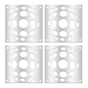 تایل سقفی آسمان مجازی بنی دکو مدل MC25 اندازه 60x60 سانتی متر مجموعه 4 عددی