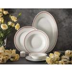 Zarin Iran Radians Rose Dimond Dinnerware Set 28 Pcs High Grade