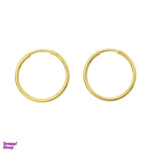 گوشواره طلا 18 عیار زنانه مدل حلقه ای 
