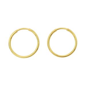 گوشواره طلا 18 عیار زنانه مدل حلقه ای کد SN2211 