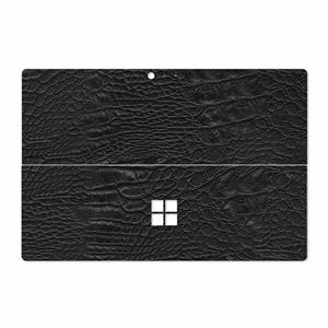 برچسب پوششی ماهوت مدل Black-Crocodile-Leather مناسب برای تبلت مایکروسافت Surface Pro 4 2015 MAHOOT Black-Crocodile-Leather Cover Sticker for Microsoft Surface Pro 4 2015