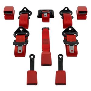 نوار کمربند و قفل ایمنی خودرو اخشان کد PCB-2107 مناسب برای پژو 207 مجموعه 10 عددی