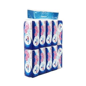 دستمال کاغذی 100 برگ ایزی پیک مدل Flower بسته 4 عددی