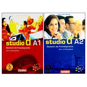 کتاب Studio d A اثر جمعی از نویسندگان انتشارات الوندپویان دو جلدی