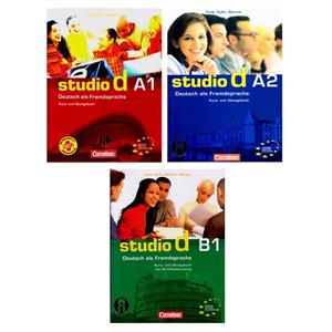 کتاب Studio d اثر جمعی از نویسندگان انتشارات الوندپویان سه جلدی