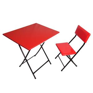 ست میز تحریر و صندلی میزیمو مدل باکسدار تاشو کد 9207