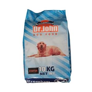غذای خشک سگ دکتر جان مدل استارتر وزن 10 کیلوگرم 