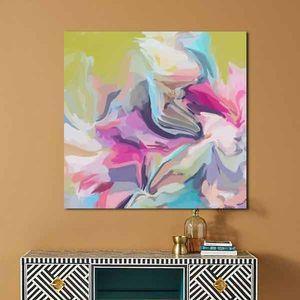 تابلو بوم طرح انتزاعی رنگی کد ART-2928