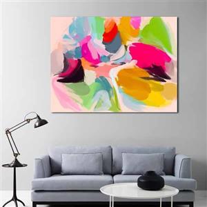 تابلو بوم طرح انتزاعی رنگی کد ART-2920