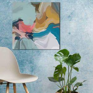تابلو بوم طرح انتزاعی رنگی کد ART-2935