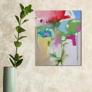 تابلو بوم پطرح انتزاعی رنگی کد ART-2902